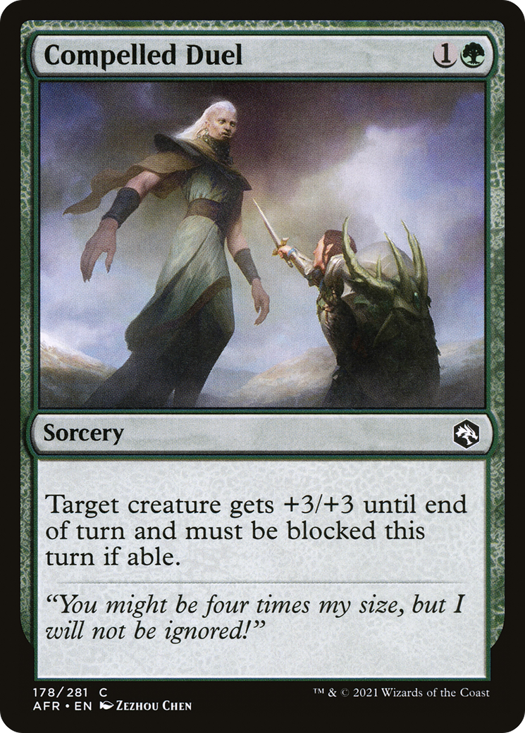Compelled Duel (AFR-178) [Adventures in the Forgotten Realms] Foil
