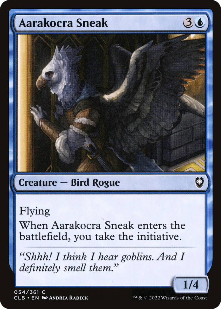 Aarakocra Sneak (CLB-054) [Commander Legends: Battle for Baldur's Gate] Foil
