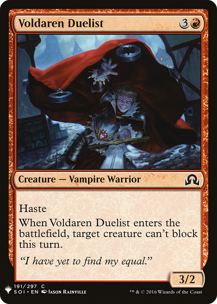 Voldaren Duelist (LIST-SOI-191) [The List]