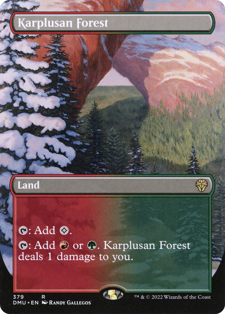 Karplusan Forest (Borderless) (DMU-379) [Dominaria United]
