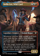 Stella Lee, Wild Card (Borderless) (OTC-003) [Outlaws of Thunder Junction Commander] Foil