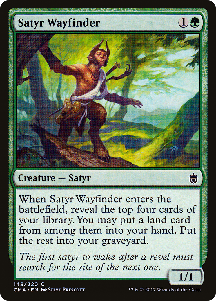 Satyr Wayfinder (CMA-143) [Commander Anthology]
