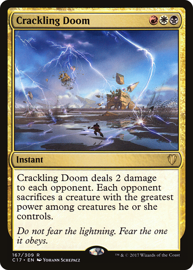 Crackling Doom (C17-167) [Commander 2017]