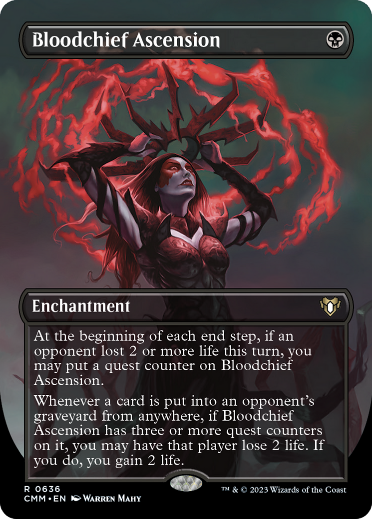 Bloodchief Ascension (CMM-636) [Commander Masters] (Borderless)