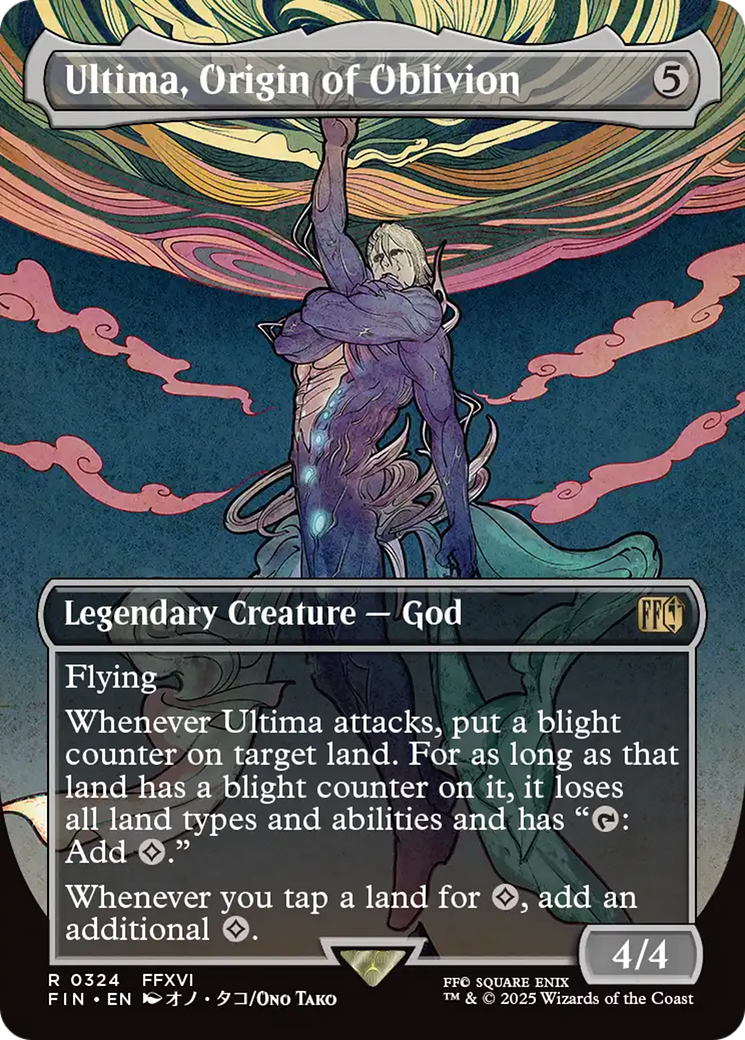 Ultima, Origin of Oblivion (Borderless) (FIN-324) [FINAL FANTASY] (Borderless) Foil