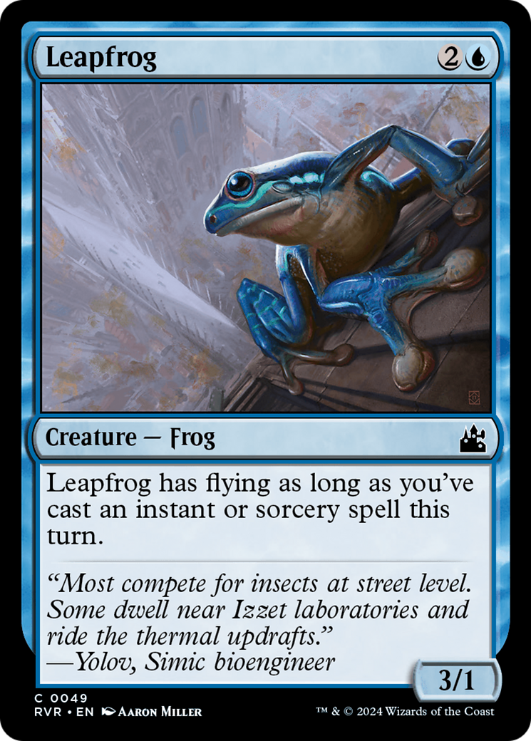Leapfrog (RVR-049) [Ravnica Remastered]