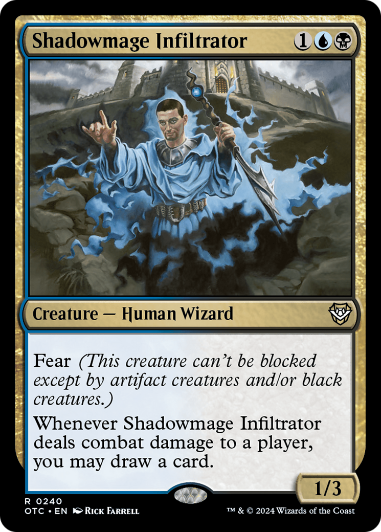 Shadowmage Infiltrator (OTC-240) [Outlaws of Thunder Junction Commander]