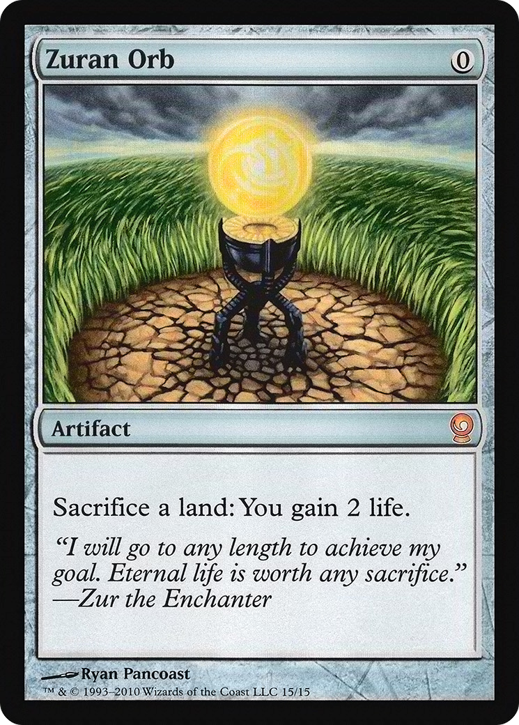 Zuran Orb (V10-015) [From the Vault: Relics] Foil