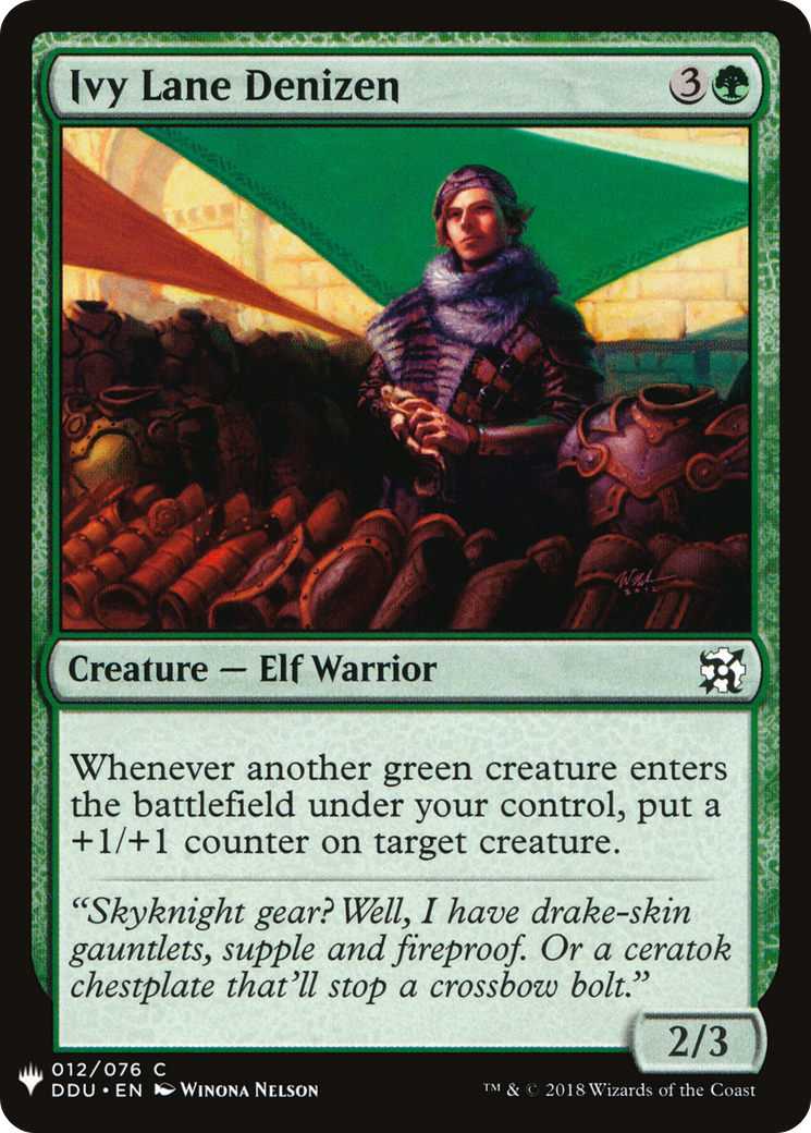 Ivy Lane Denizen (LIST-DDU-12) [The List]