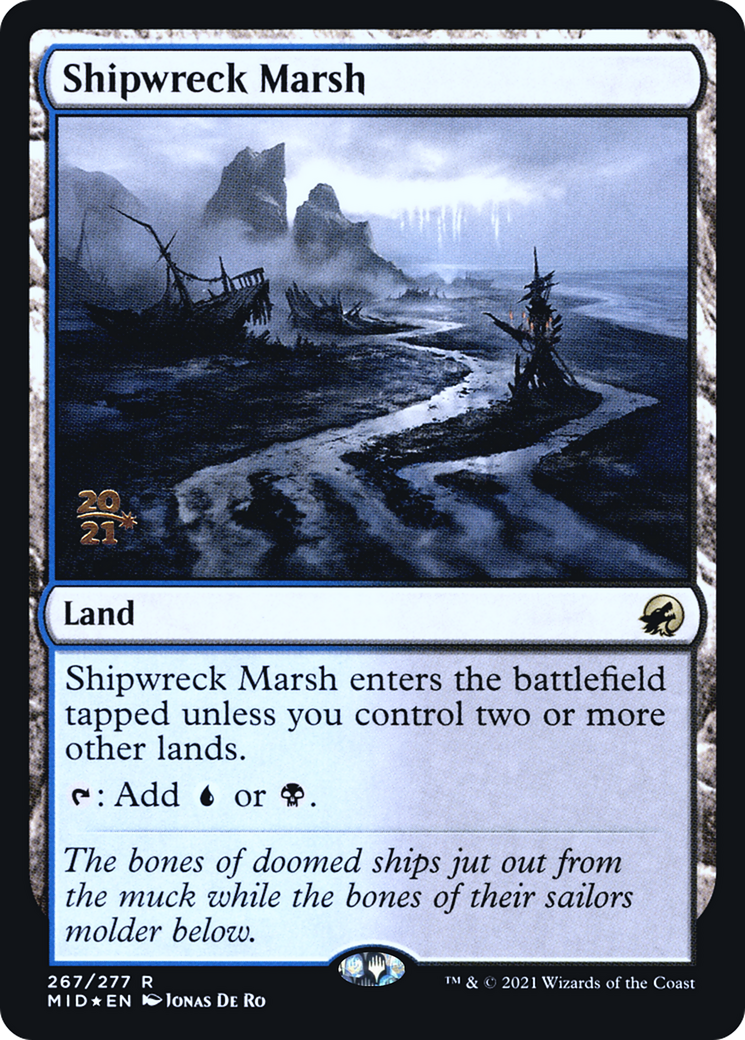 Shipwreck Marsh (PRE-267S) [Innistrad: Midnight Hunt Promos] Foil