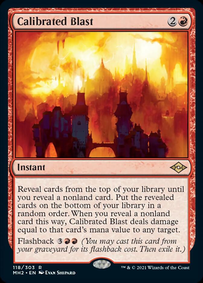 Calibrated Blast (MH2-118) [Modern Horizons 2] Foil