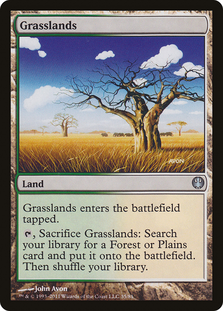 Grasslands (DDG-035) [Duel Decks: Knights vs. Dragons]