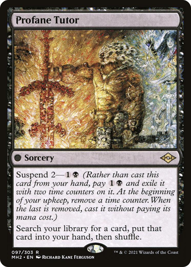 Profane Tutor (MH2-097) [Modern Horizons 2]