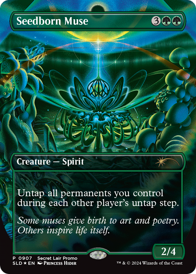 Seedborn Muse (SLD-907) [Secret Lair Drop] (Borderless) Foil