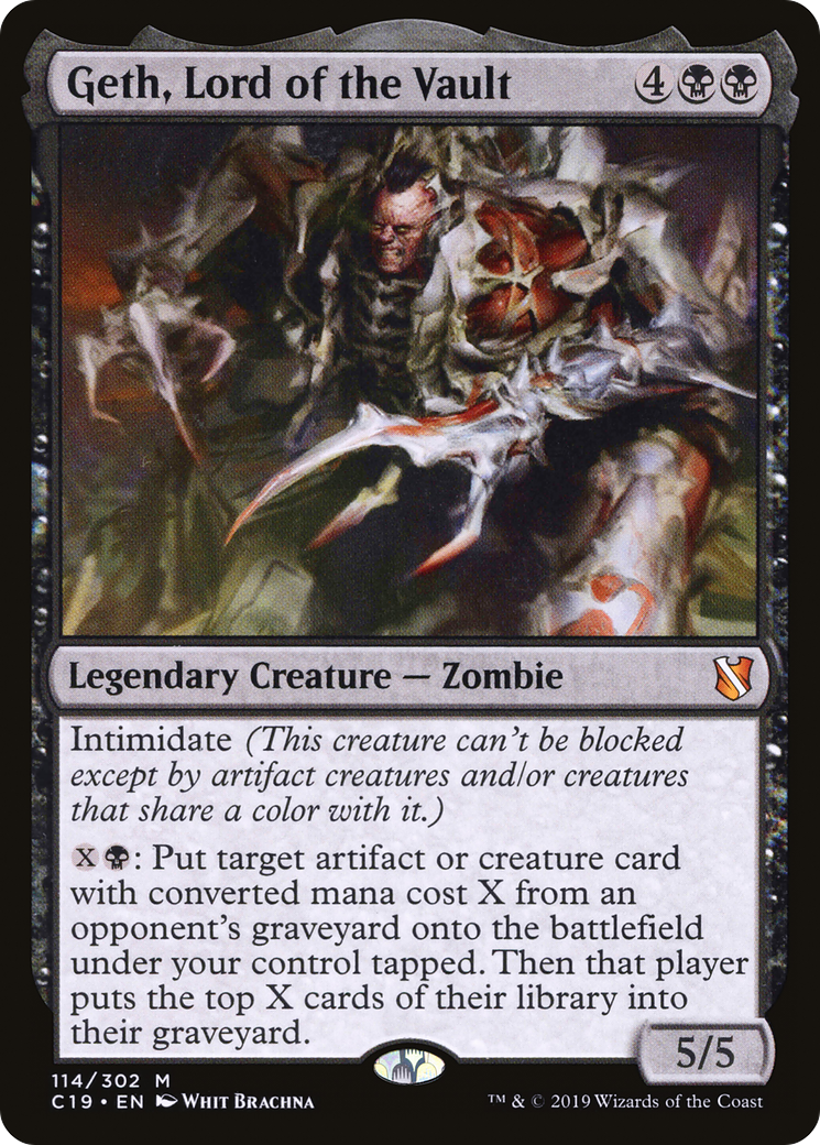 Geth, Lord of the Vault (C19-114) [Commander 2019]