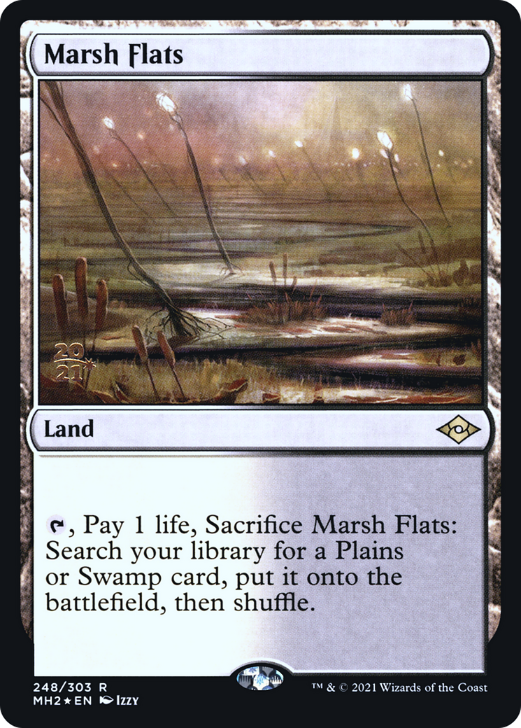 Marsh Flats (PRE-248S) [Modern Horizons 2 Promos] Foil