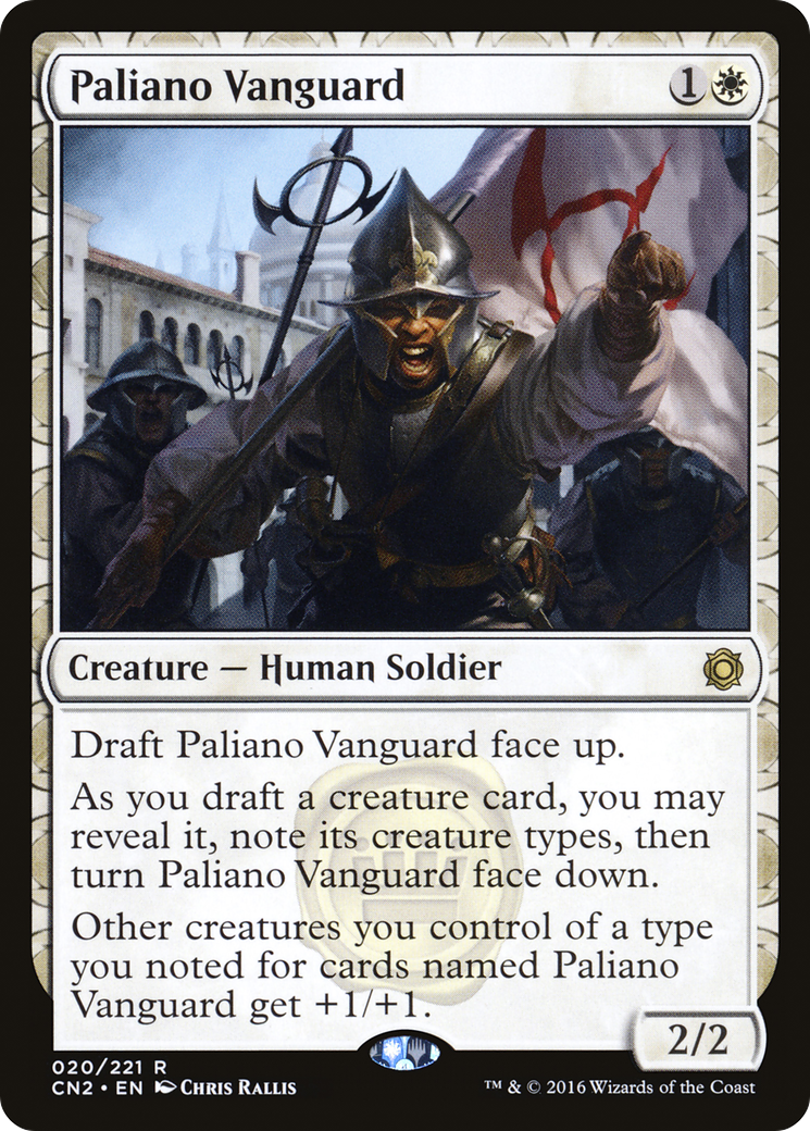 Paliano Vanguard (CN2-020) [Conspiracy: Take the Crown]: (draft) Foil