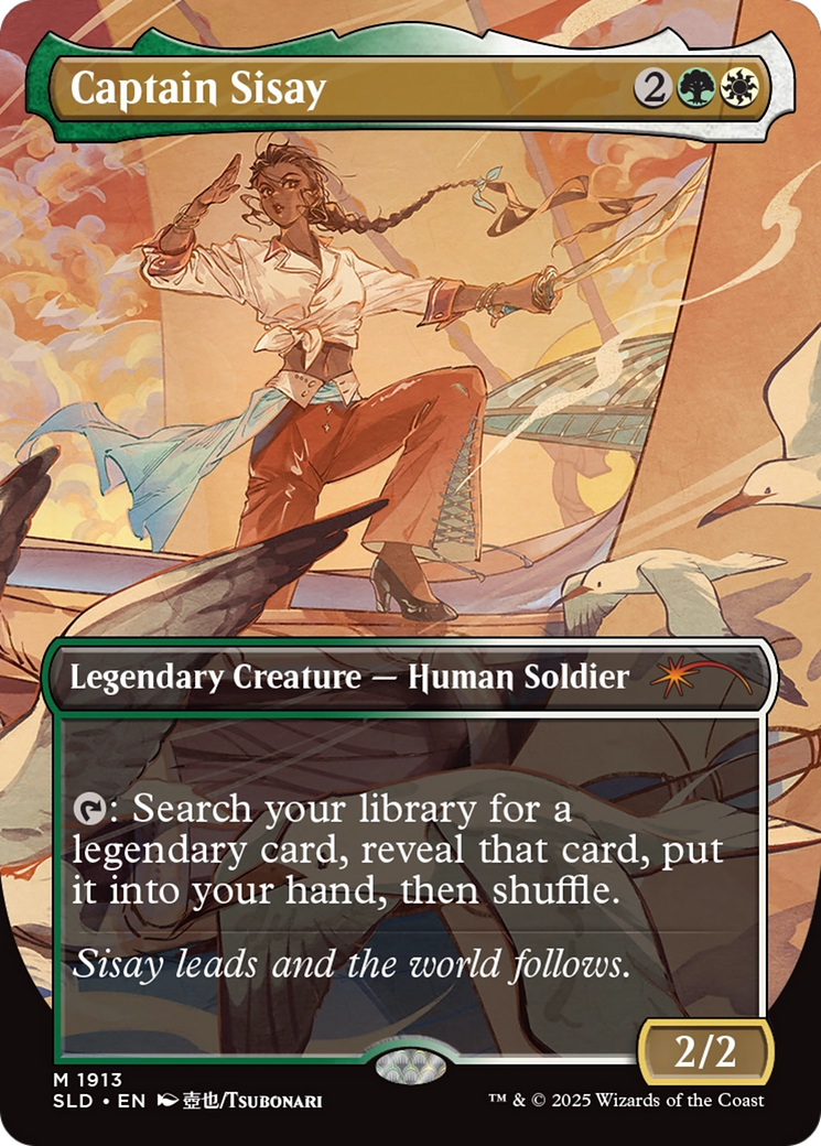 Captain Sisay (SLD-1913) [Secret Lair Drop] (Borderless)
