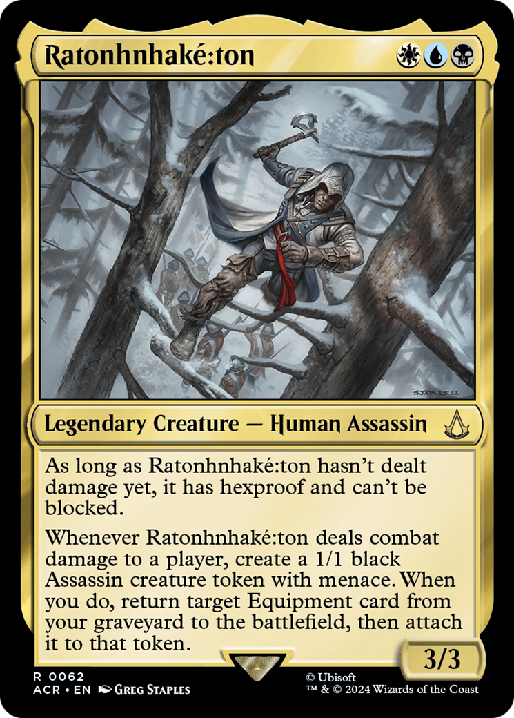 Ratonhnhaké꞉ton (ACR-062) [Assassin's Creed] Foil