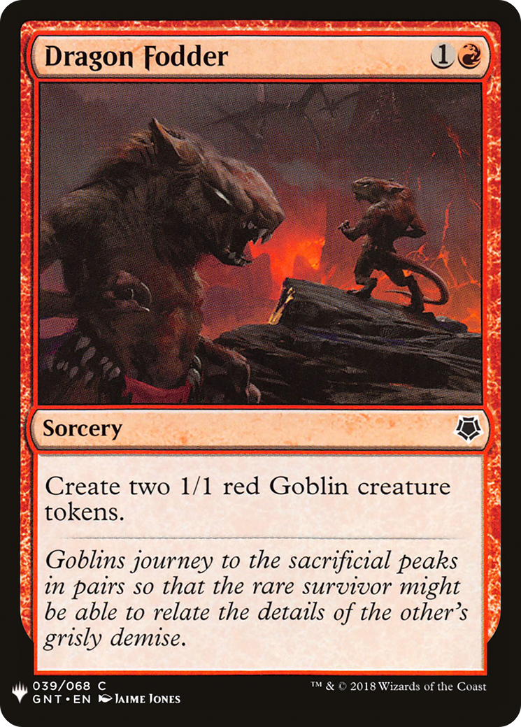 Dragon Fodder (LIST-GNT-39) [The List]