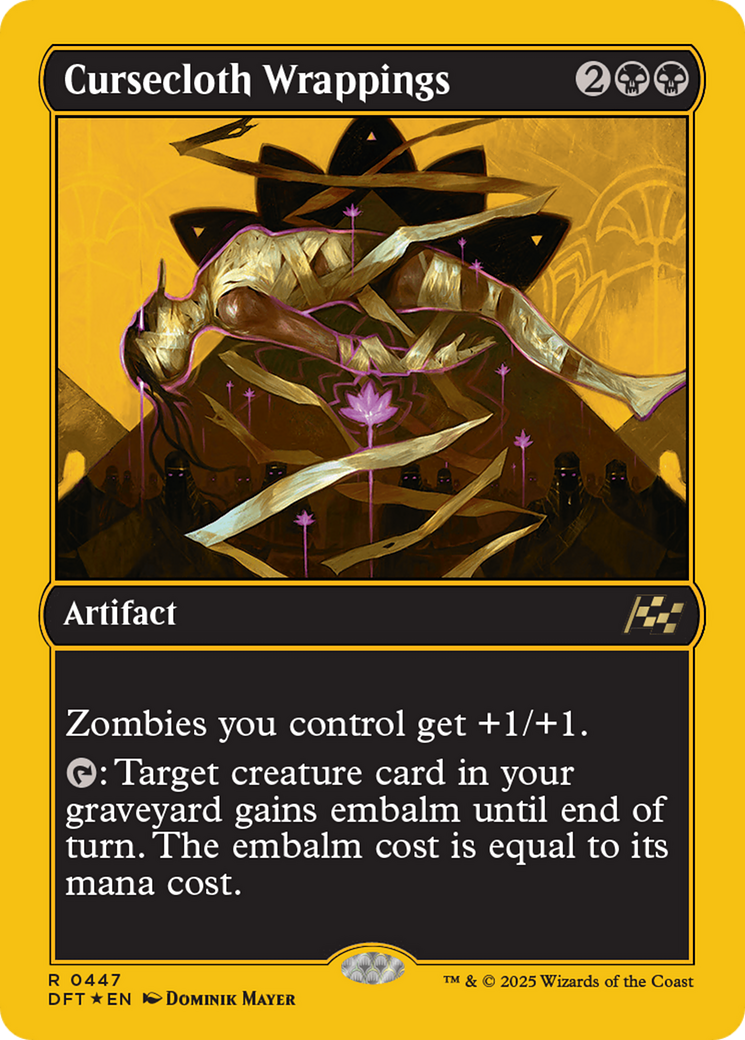 Cursecloth Wrappings (DFT-447) [Aetherdrift] Foil