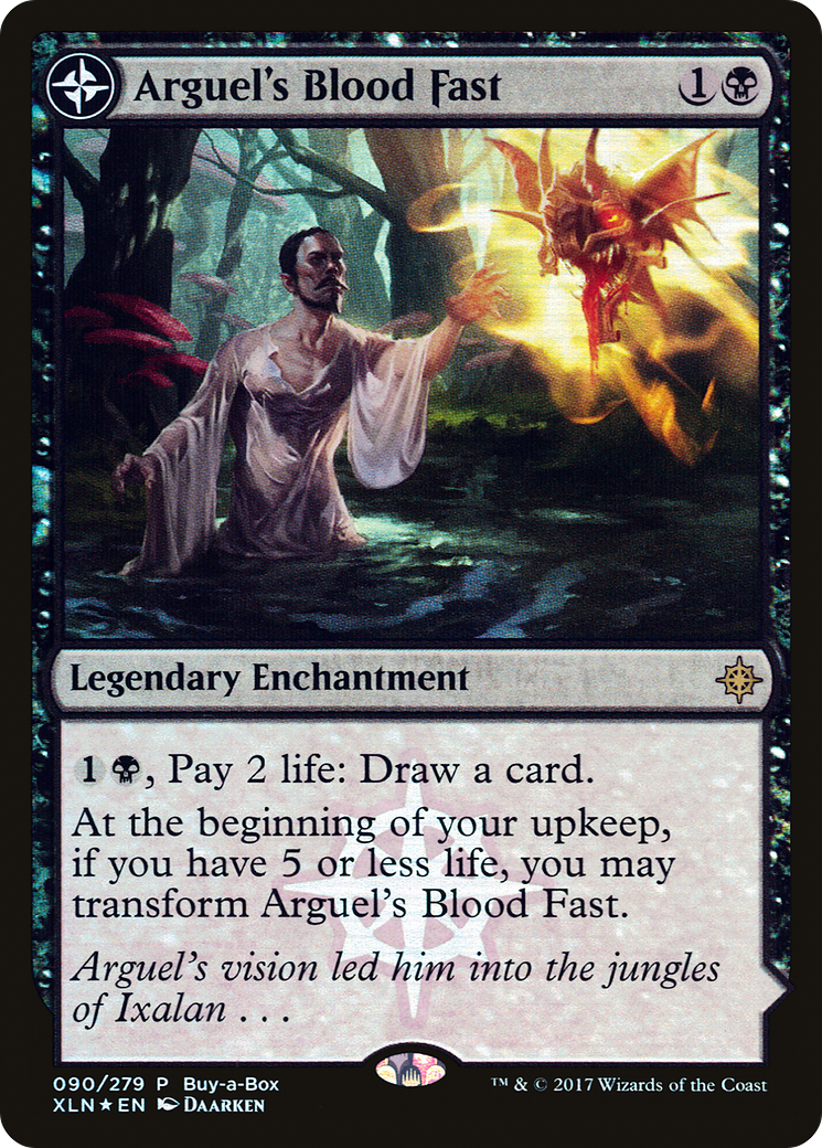 Arguel's Blood Fast // Temple of Aclazotz (BABP-090) [XLN Treasure Chest]: (compasslanddfc) Foil