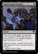 Supernatural Stamina (CMM-188) [Commander Masters] Foil