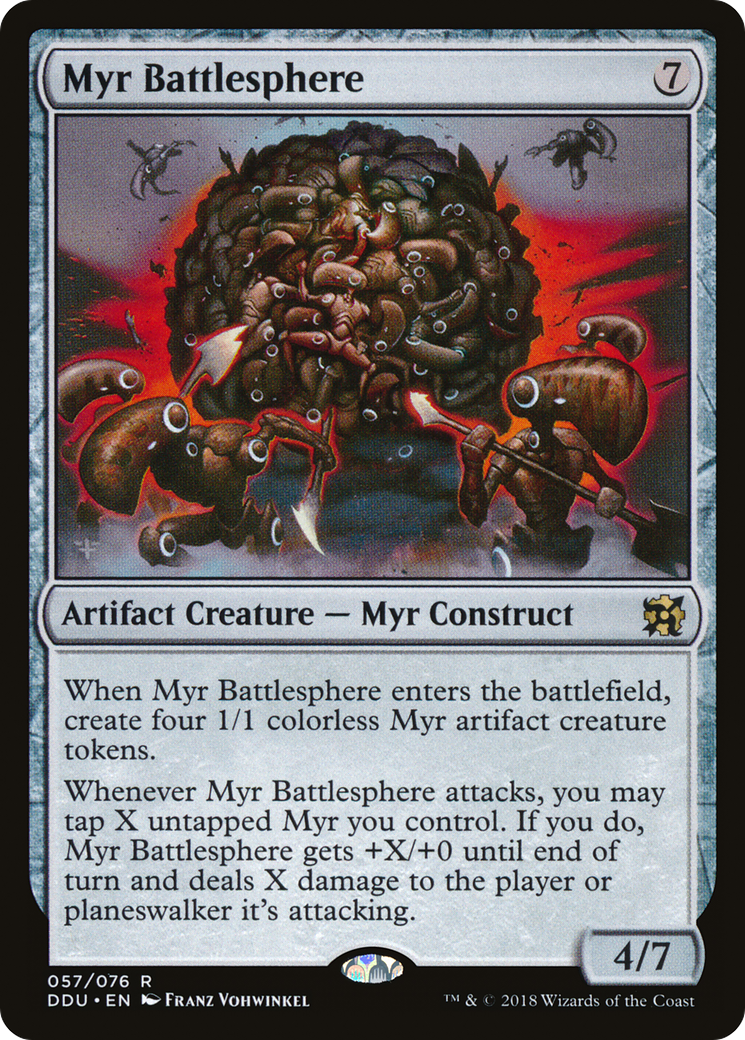 Myr Battlesphere (DDU-057) [Duel Decks: Elves vs. Inventors]