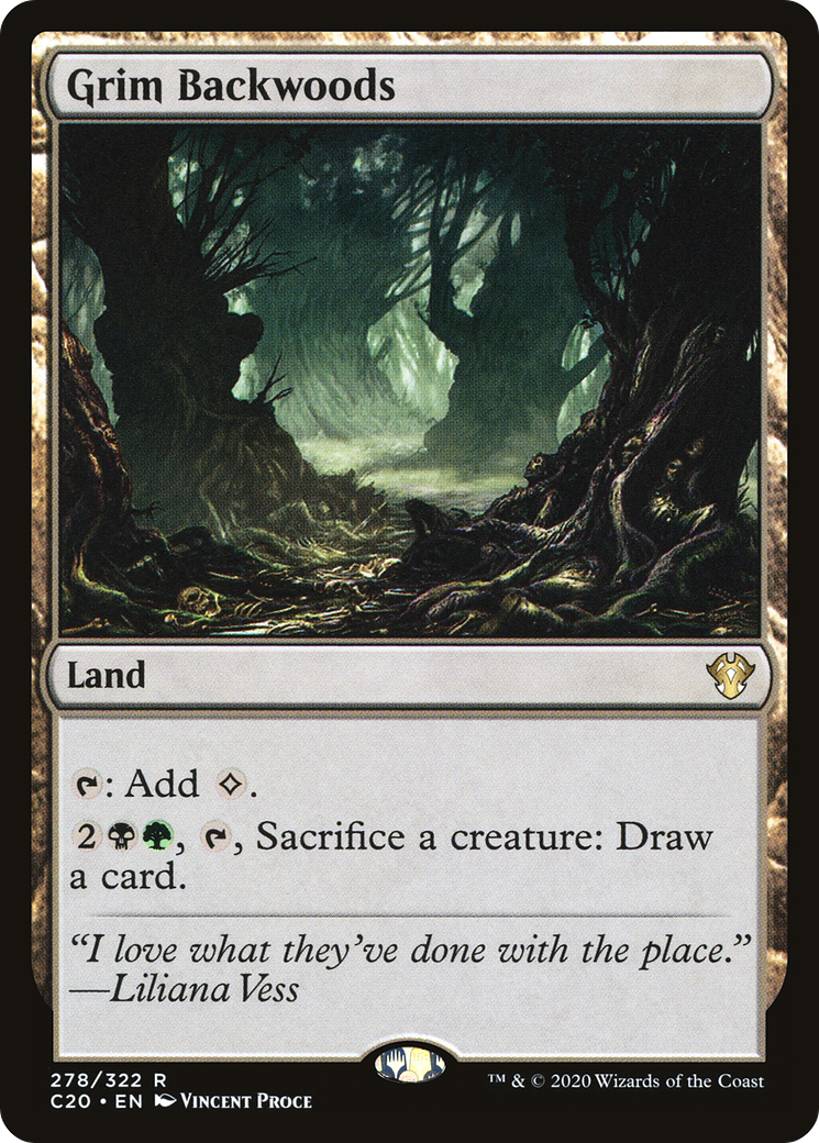 Grim Backwoods (C20-278) [Commander 2020]