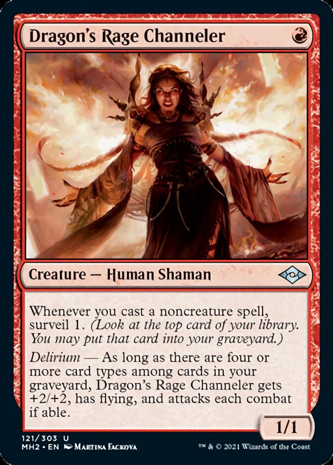 Dragon's Rage Channeler (MH2-121) [Modern Horizons 2] Foil