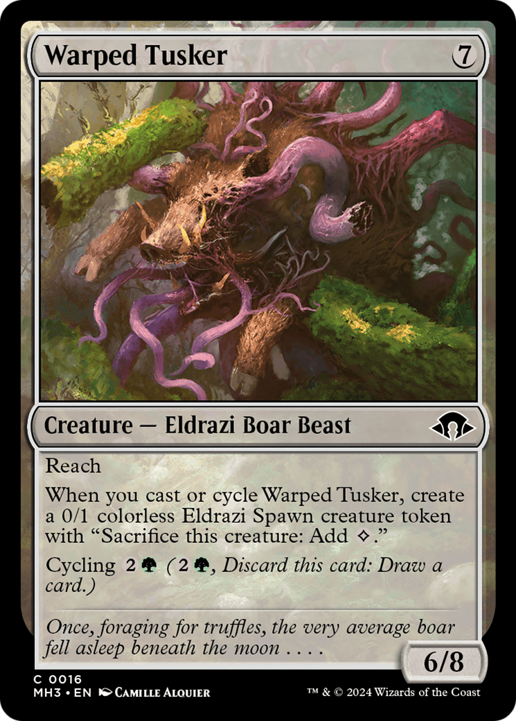 Warped Tusker (MH3-016) [Modern Horizons 3]