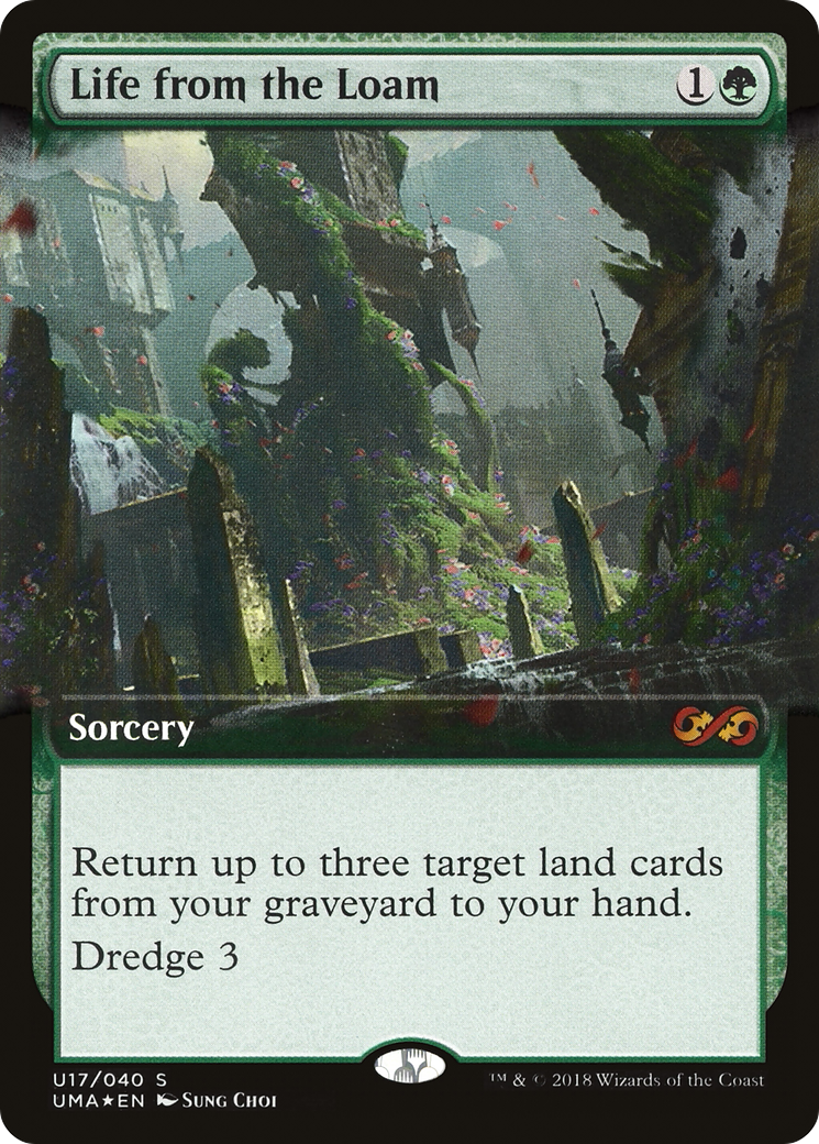 Life from the Loam (UMA:BT-U17) [Ultimate Box Topper]: (Extended Art) Foil
