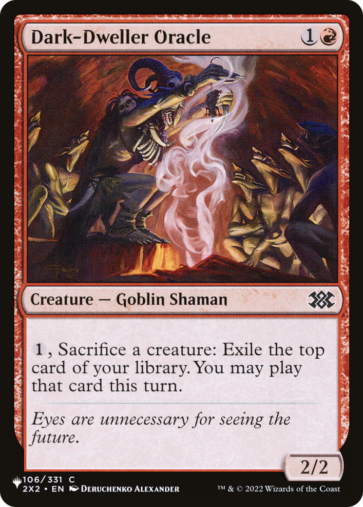 Dark-Dweller Oracle (LIST-2X2-106) [The List]