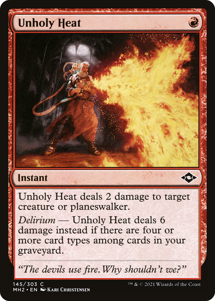 Unholy Heat (MH2-145) [Modern Horizons 2]