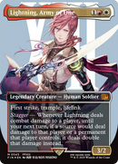 Lightning, Army of One (0545) (Borderless) (Surge Foil) (FIN-545) [FINAL FANTASY] (Borderless) Foil