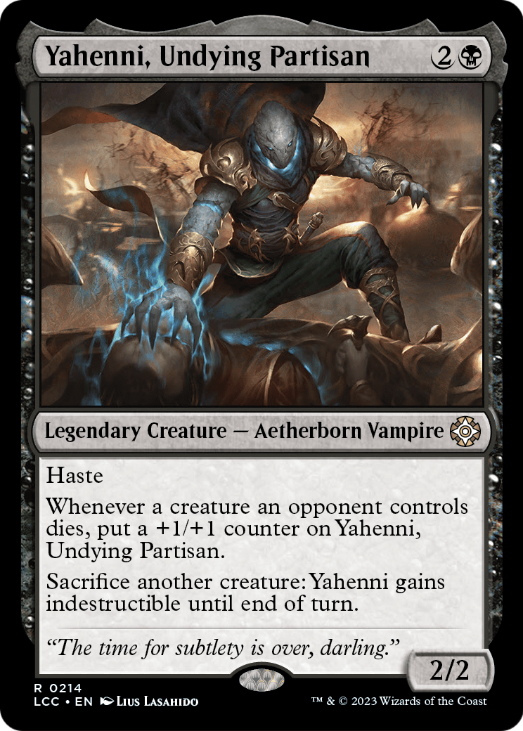 Yahenni, Undying Partisan (LCC-214) [The Lost Caverns of Ixalan Commander]