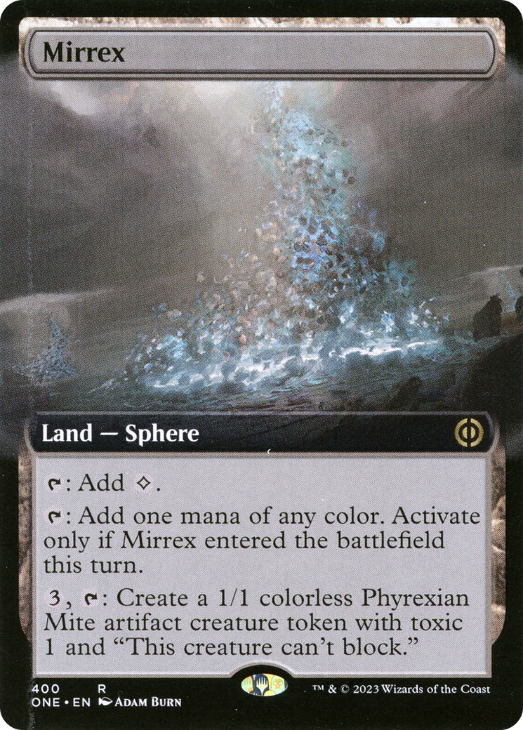 Mirrex (Extended Art) (ONE-400) [Phyrexia: All Will Be One] Foil