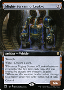 Mighty Servant of Leuk-o (CLB-598) [Commander Legends: Battle for Baldur's Gate]: (Extended Art) Foil