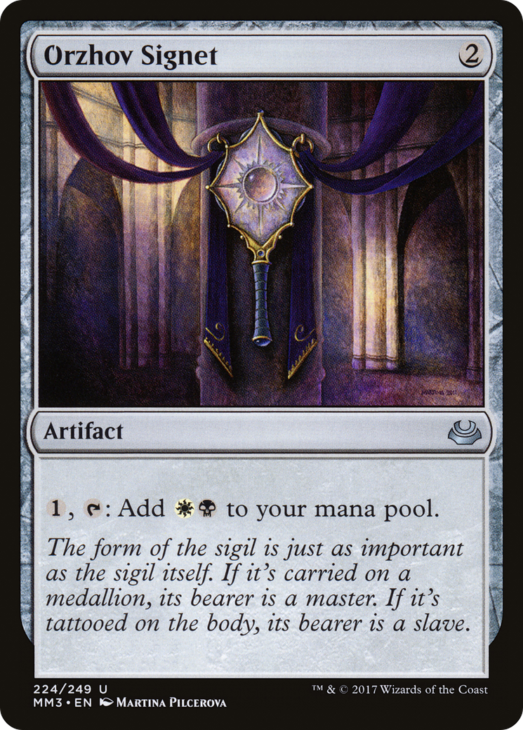 Orzhov Signet (MM3-224) [Modern Masters 2017]