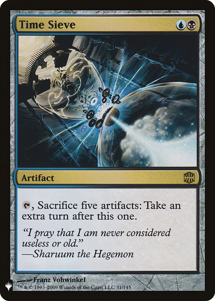 Time Sieve (LIST-ARB-31) [The List]