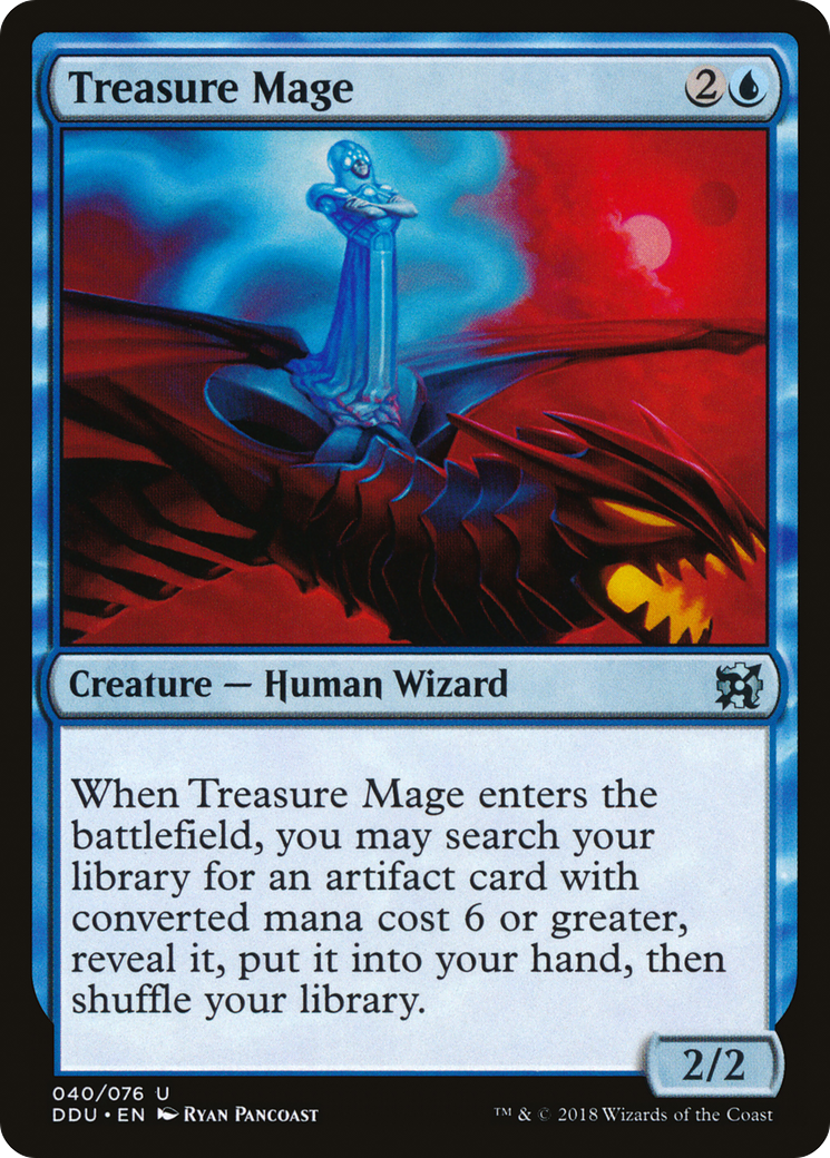 Treasure Mage (DDU-040) [Duel Decks: Elves vs. Inventors]