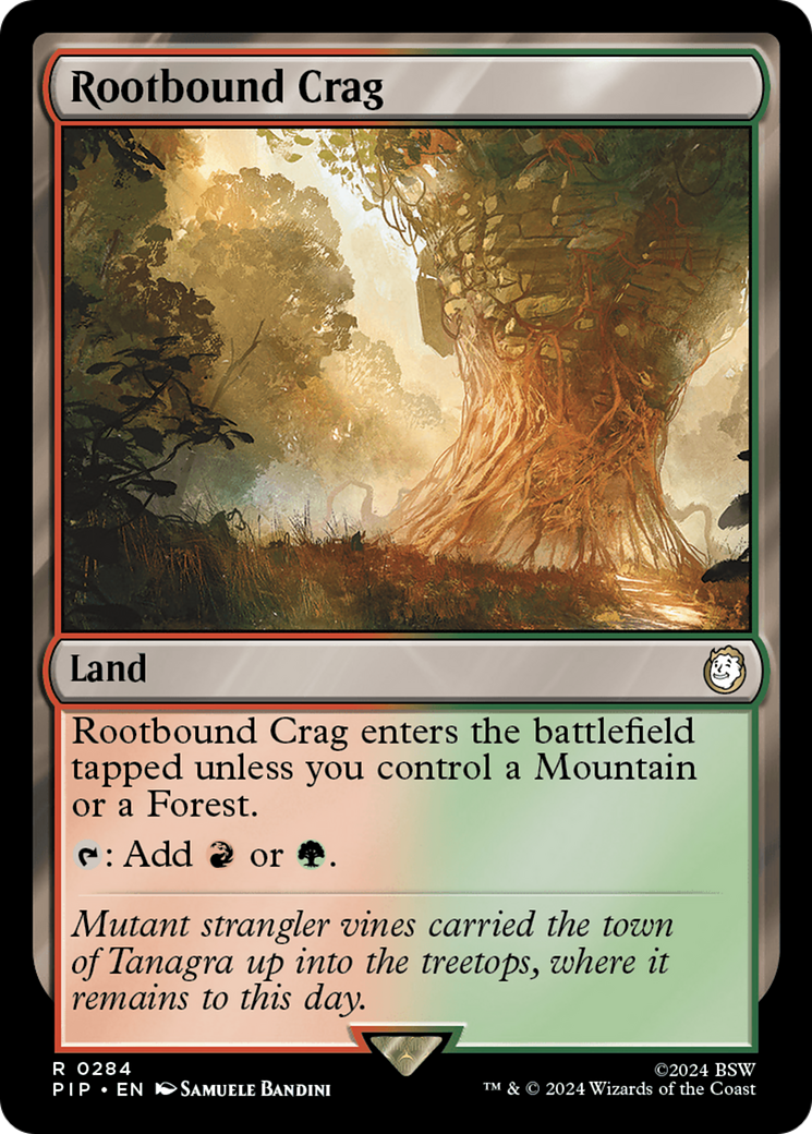 Rootbound Crag (PIP-284) [Fallout] Foil