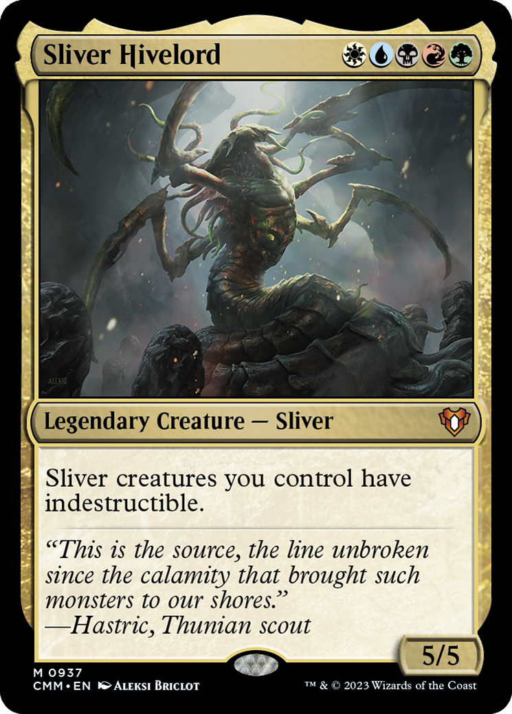 Sliver Hivelord (CMM-937) [Commander Masters]