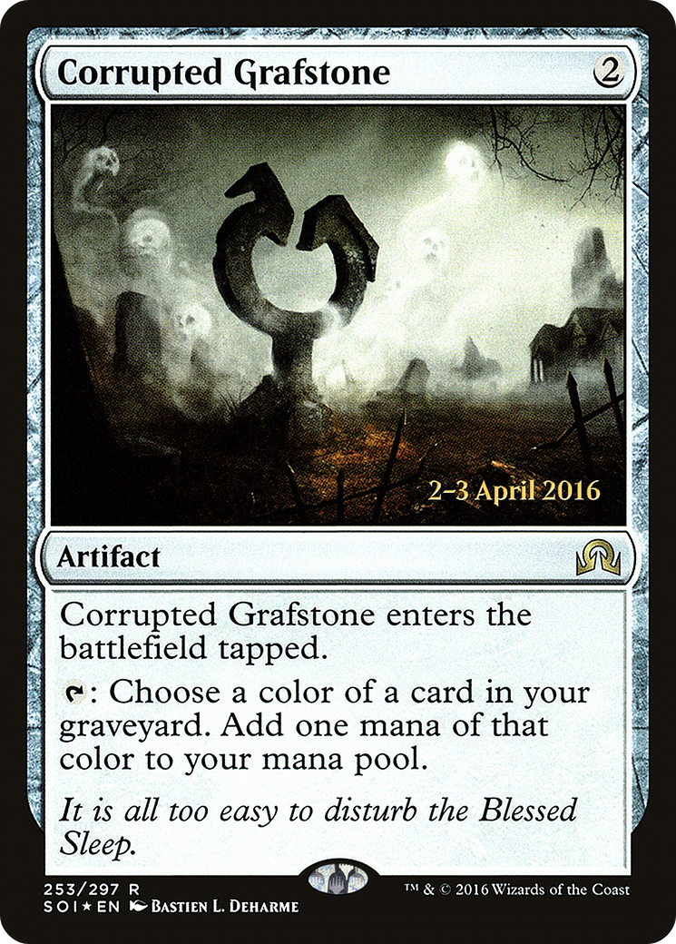 Corrupted Grafstone (PRE-253S) [Shadows over Innistrad Promos] Foil