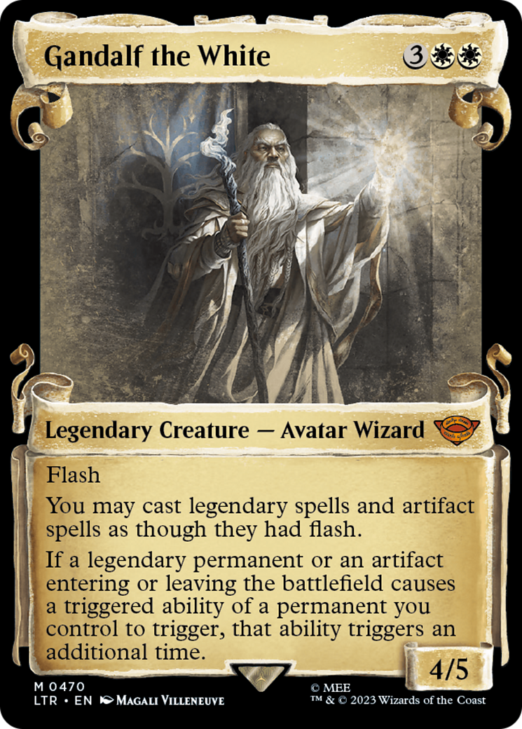 Gandalf the White (Showcase Scrolls) (LTR-470) [The Lord of the Rings: Tales of Middle-earth]