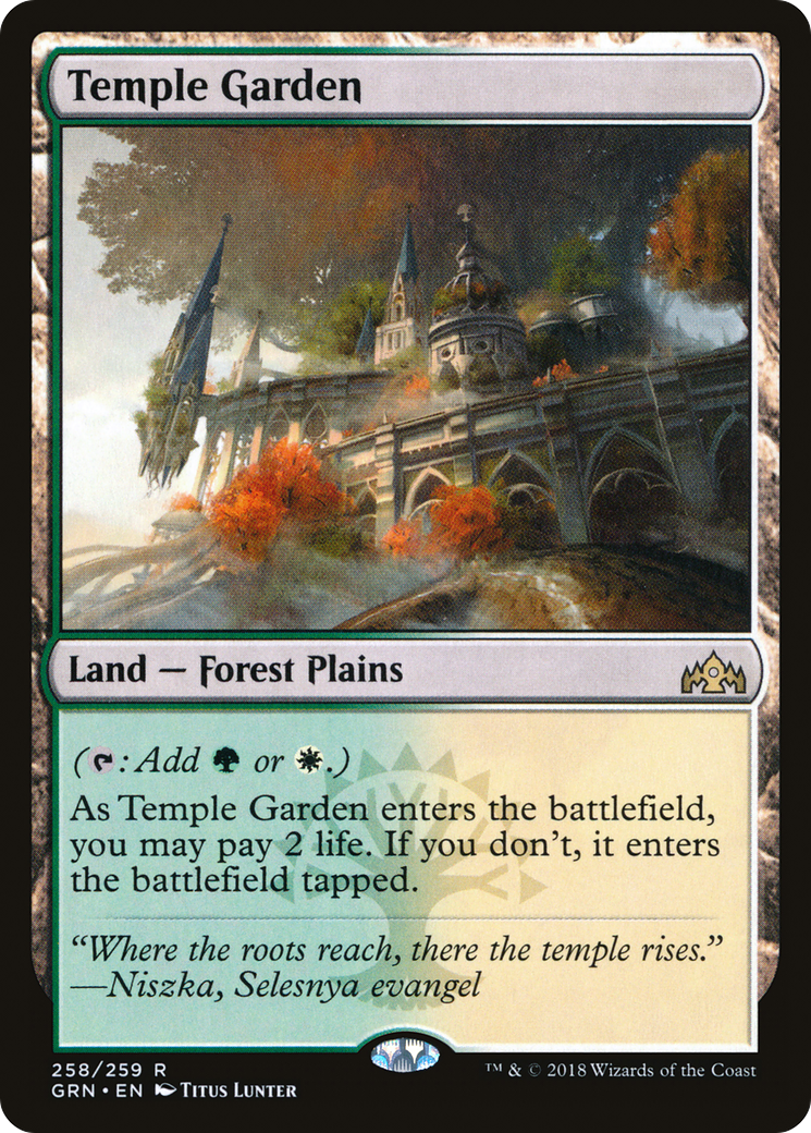 Temple Garden (GRN-258) [Guilds of Ravnica]