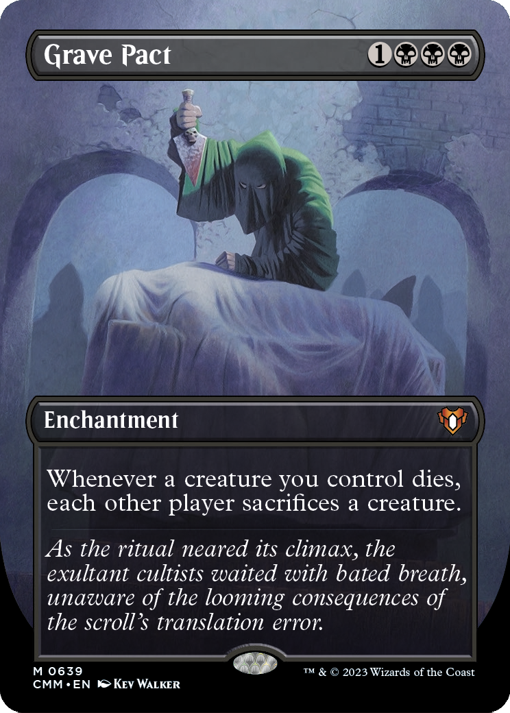 Grave Pact (Borderless) (CMM-639) [Commander Masters] Foil