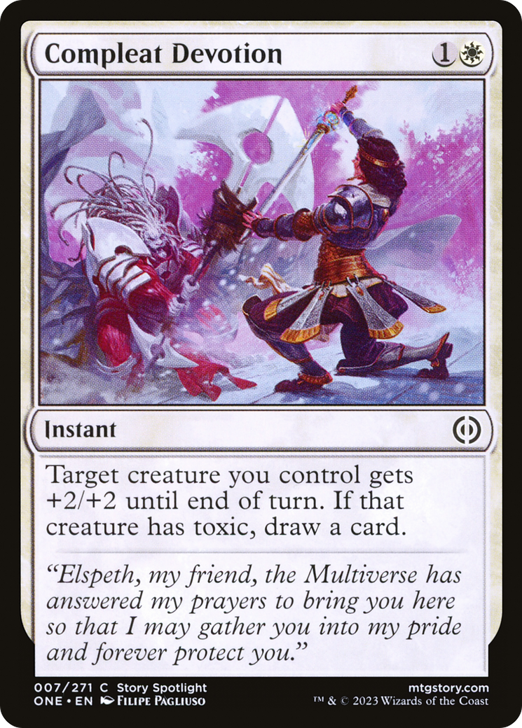 Compleat Devotion (ONE-007) [Phyrexia: All Will Be One]