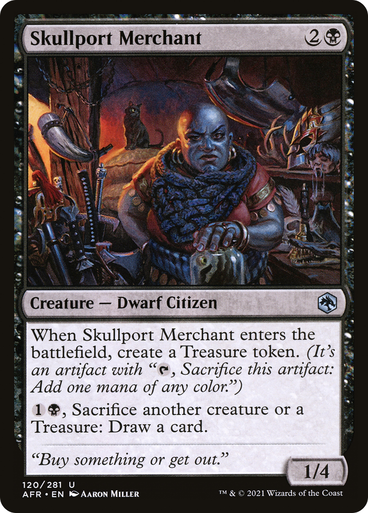 Skullport Merchant (AFR-120) [Adventures in the Forgotten Realms] Foil