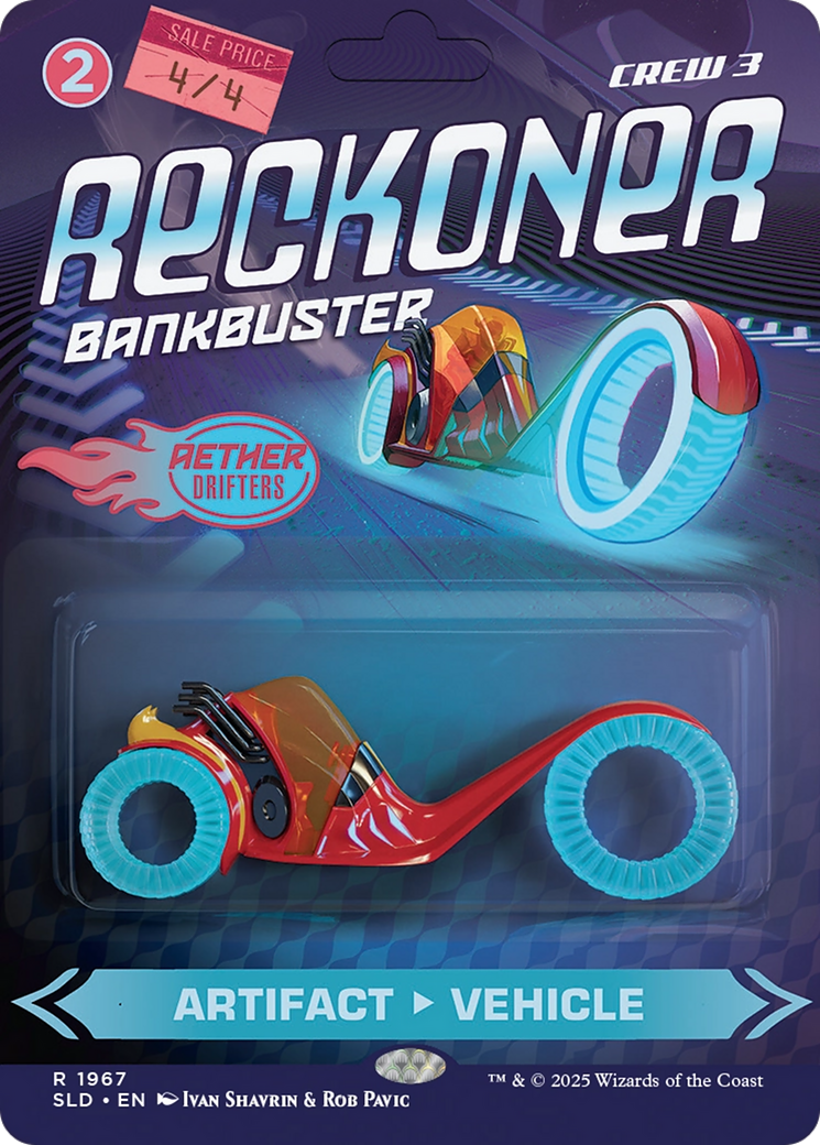Reckoner Bankbuster // Reckoner Bankbuster (SLD-1967) [Secret Lair Drop] (Borderless)